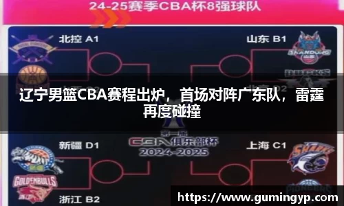 辽宁男篮CBA赛程出炉，首场对阵广东队，雷霆再度碰撞